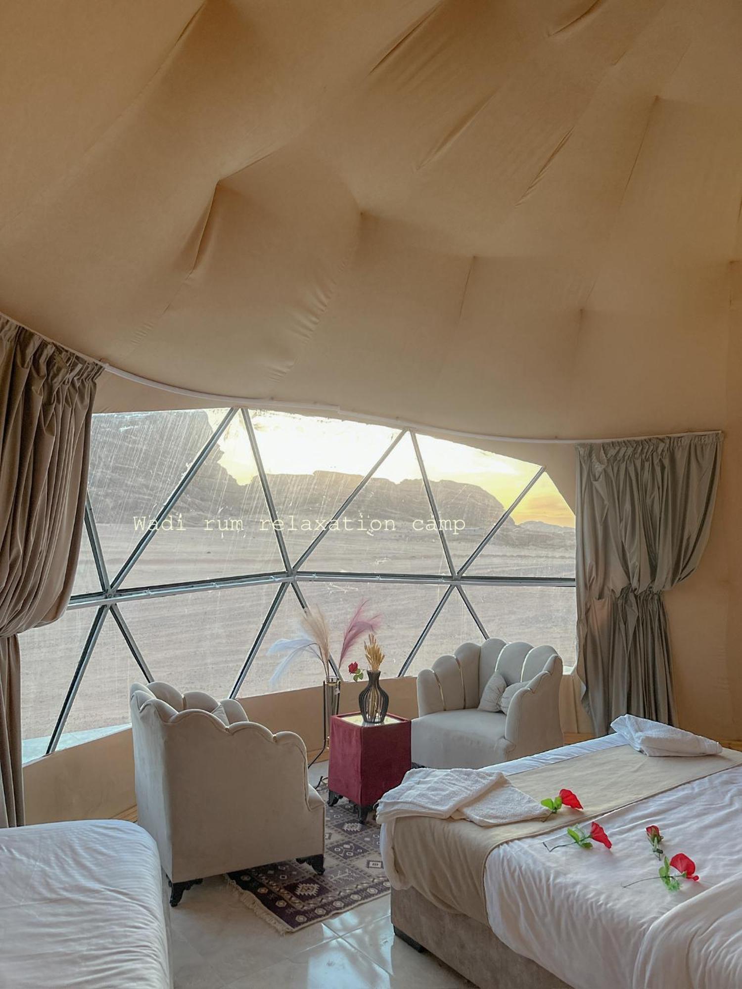 Wadi Rum Relaxation Camp Exterior photo